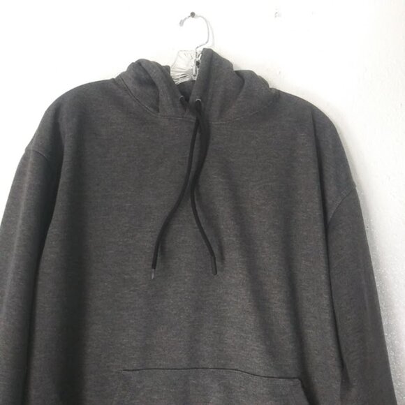 Hype Men's size L gray hooded pull over sweater - Picture 2 of 14